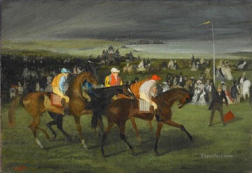 At the Races the Start Edgar Degas Oil Paintings